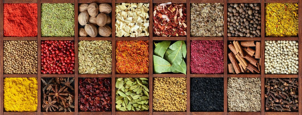 colorful-spice-background-assortment-spices-herbs-wooden-box-with-many-compartments-top-view_434420-343